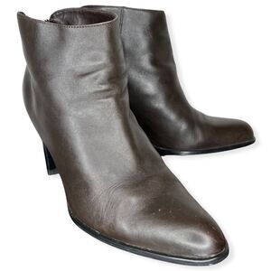 Apostrophe Rory Leather Heeled Booties‎